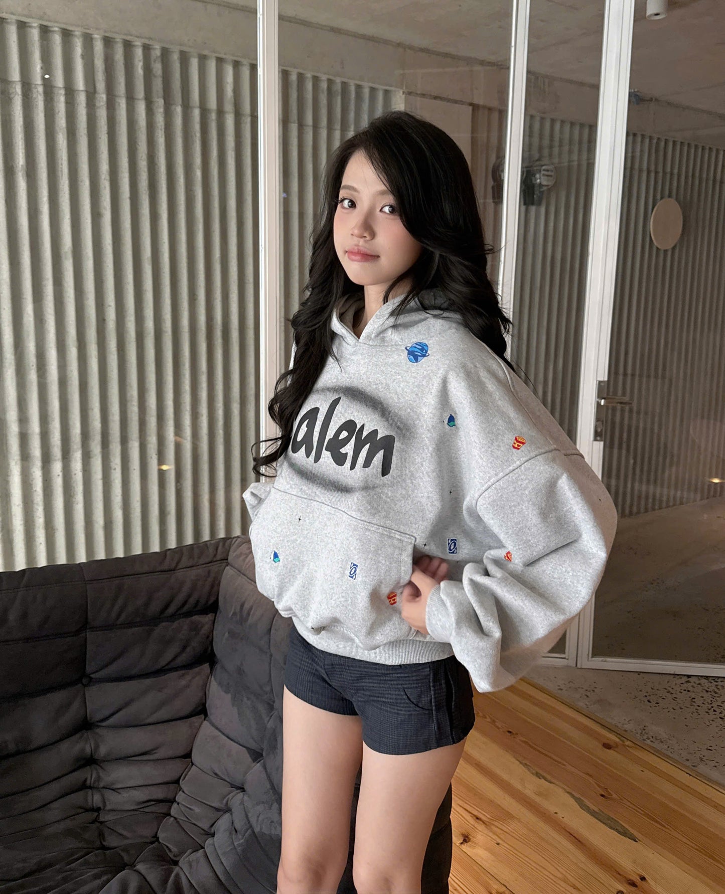 Calem Club Calem Sticker Pullover Hoodie