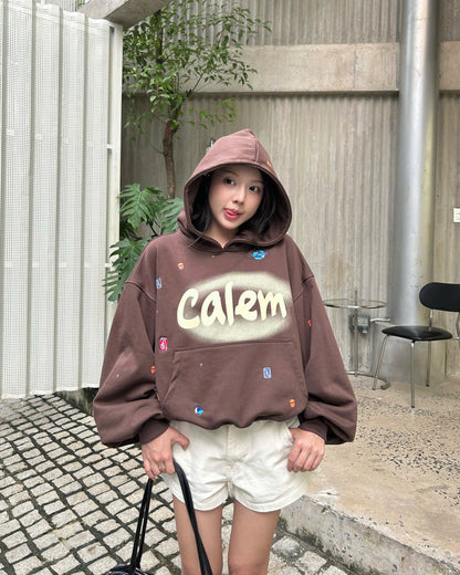 Calem Club Calem Sticker Pullover Hoodie