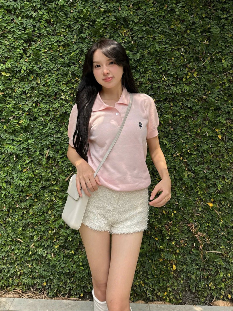 Calem Club Icepop Knitted Polo Shirt