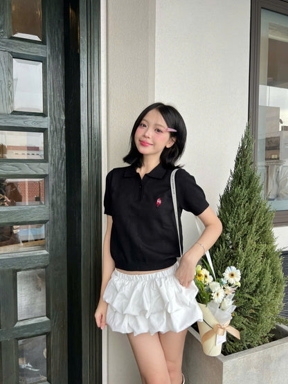 Calem Club Icepop Knitted Polo Shirt