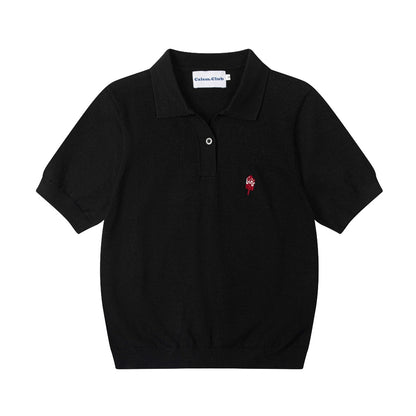 Calem Club Icepop Knitted Polo Shirt