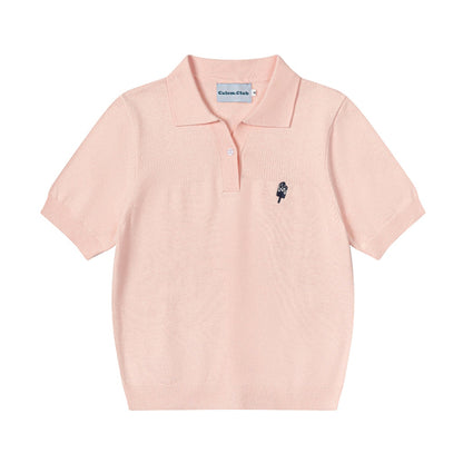 Calem Club Icepop Knitted Polo Shirt