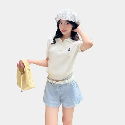 Calem Club Icepop Knitted Polo Shirt