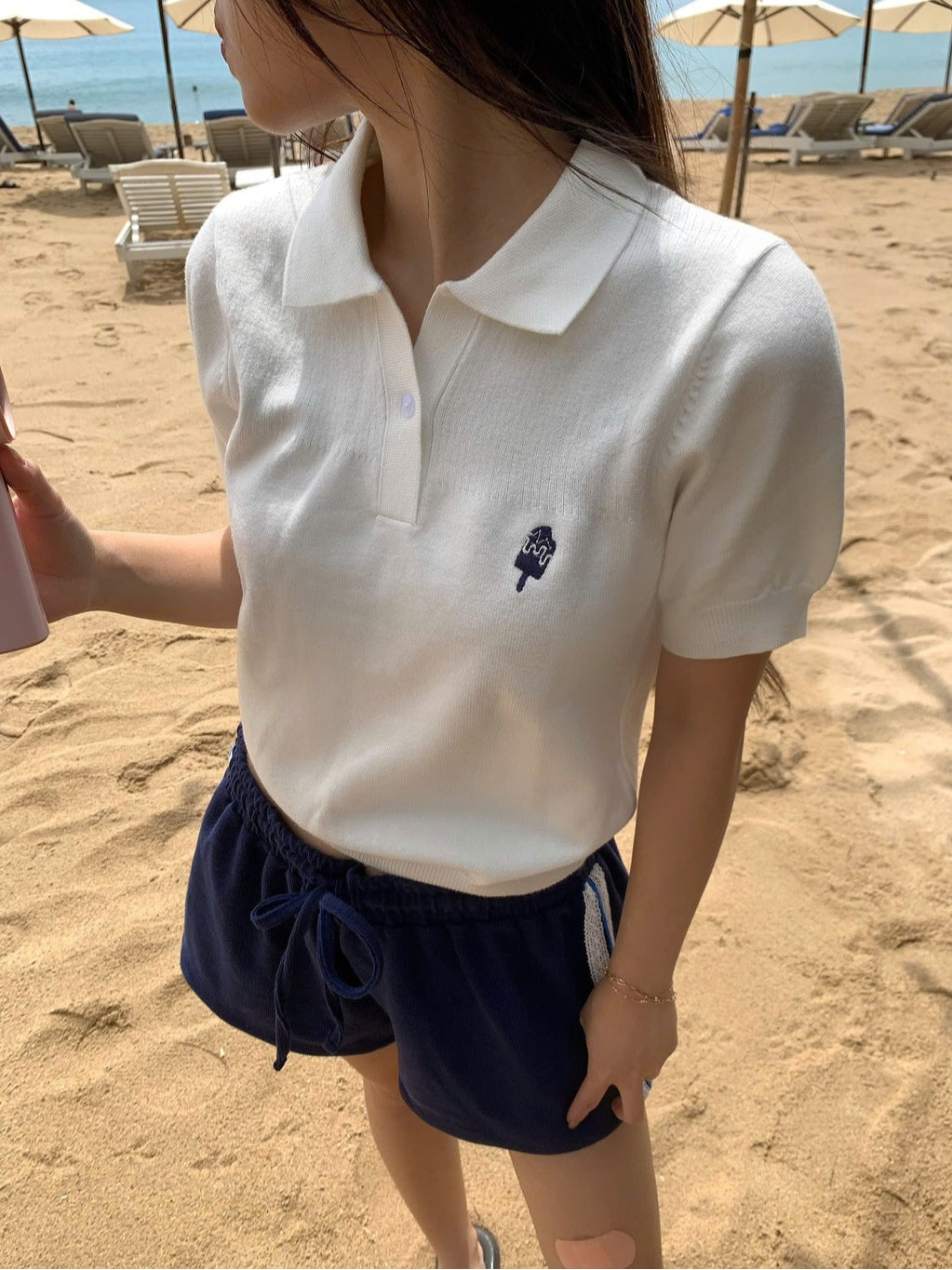 Calem Club Icepop Knitted Polo Shirt