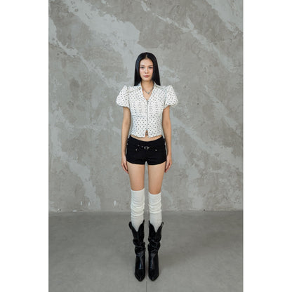 Cera Zip Pleated Shirt