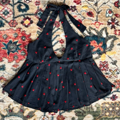 Tus.Atelier Halter Babydoll Top
