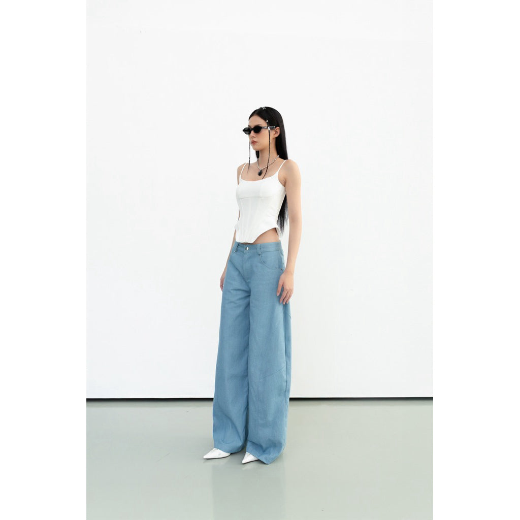 Cera Square Hem Corset Top