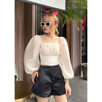 Cera Puff Sleeve Croptop