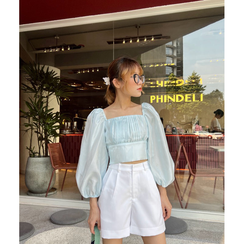 Cera Puff Sleeve Croptop