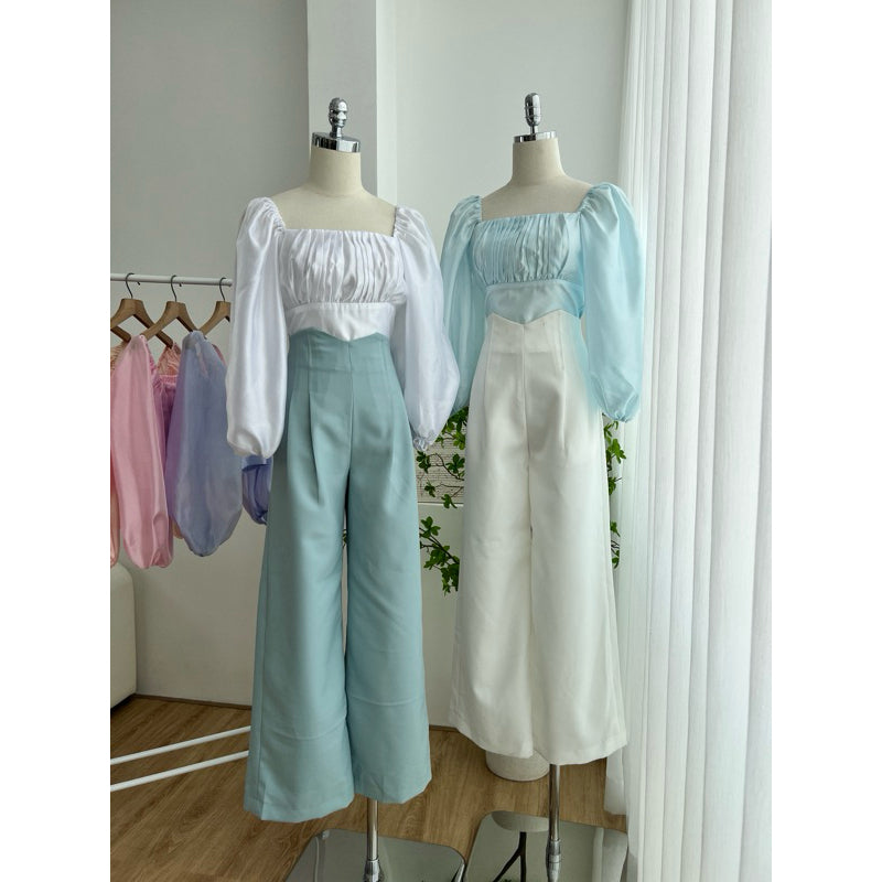 Cera Puff Sleeve Croptop