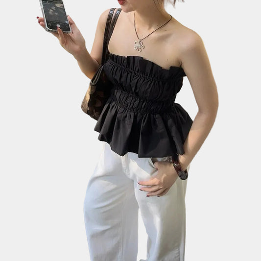 Aufra Studio Ruched Bong Gon Top