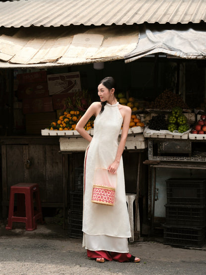 Mieufashionista Modern Halter Ao Dai Ngoc Diep