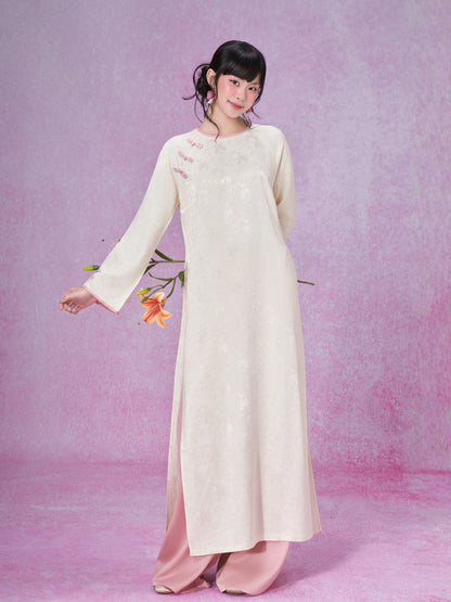 Mieufashionista Modern Straight Ao Dai Thuy Tien