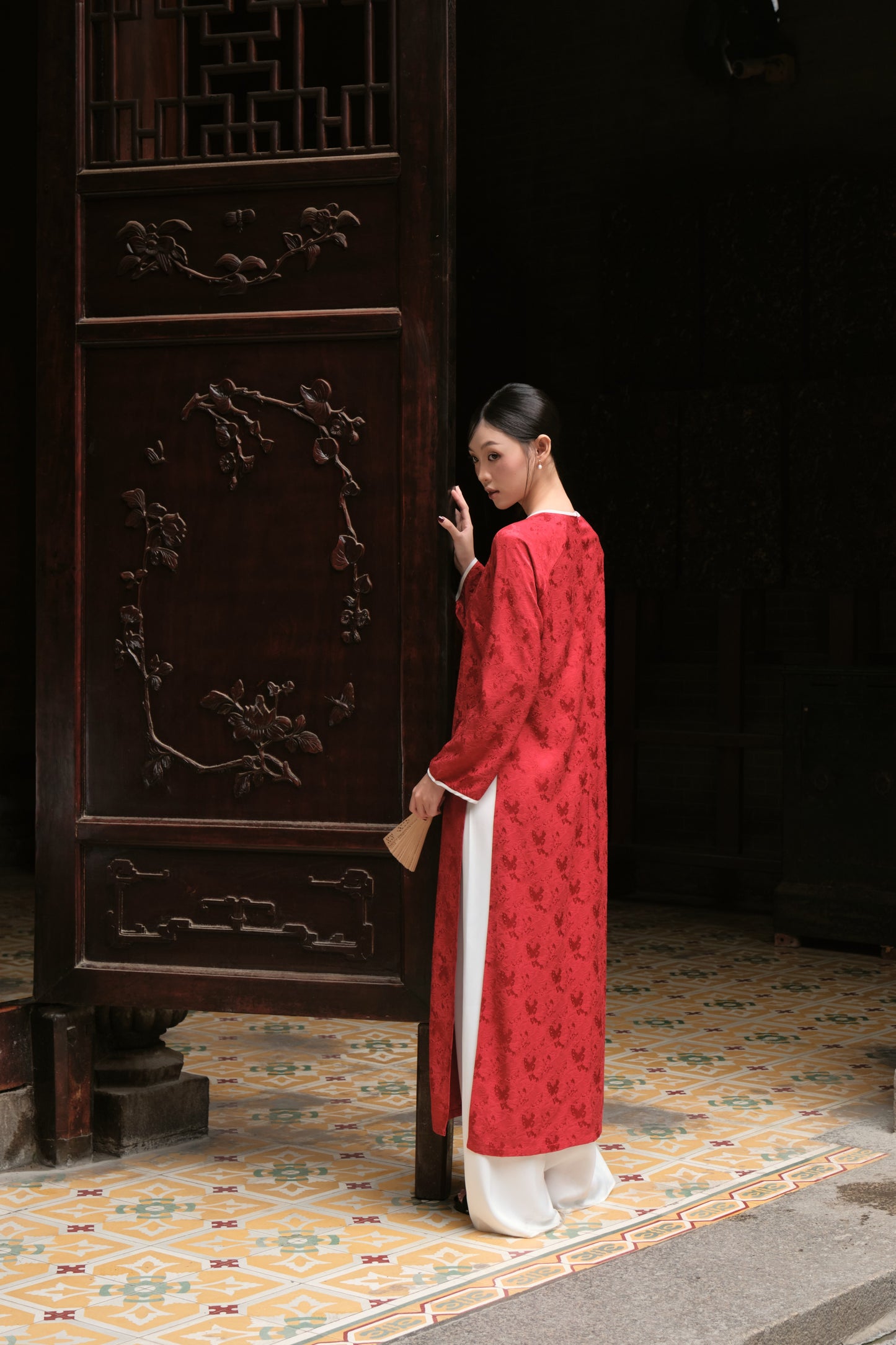 Mieufashionista Modern Straight Ao Dai Thuy Tien