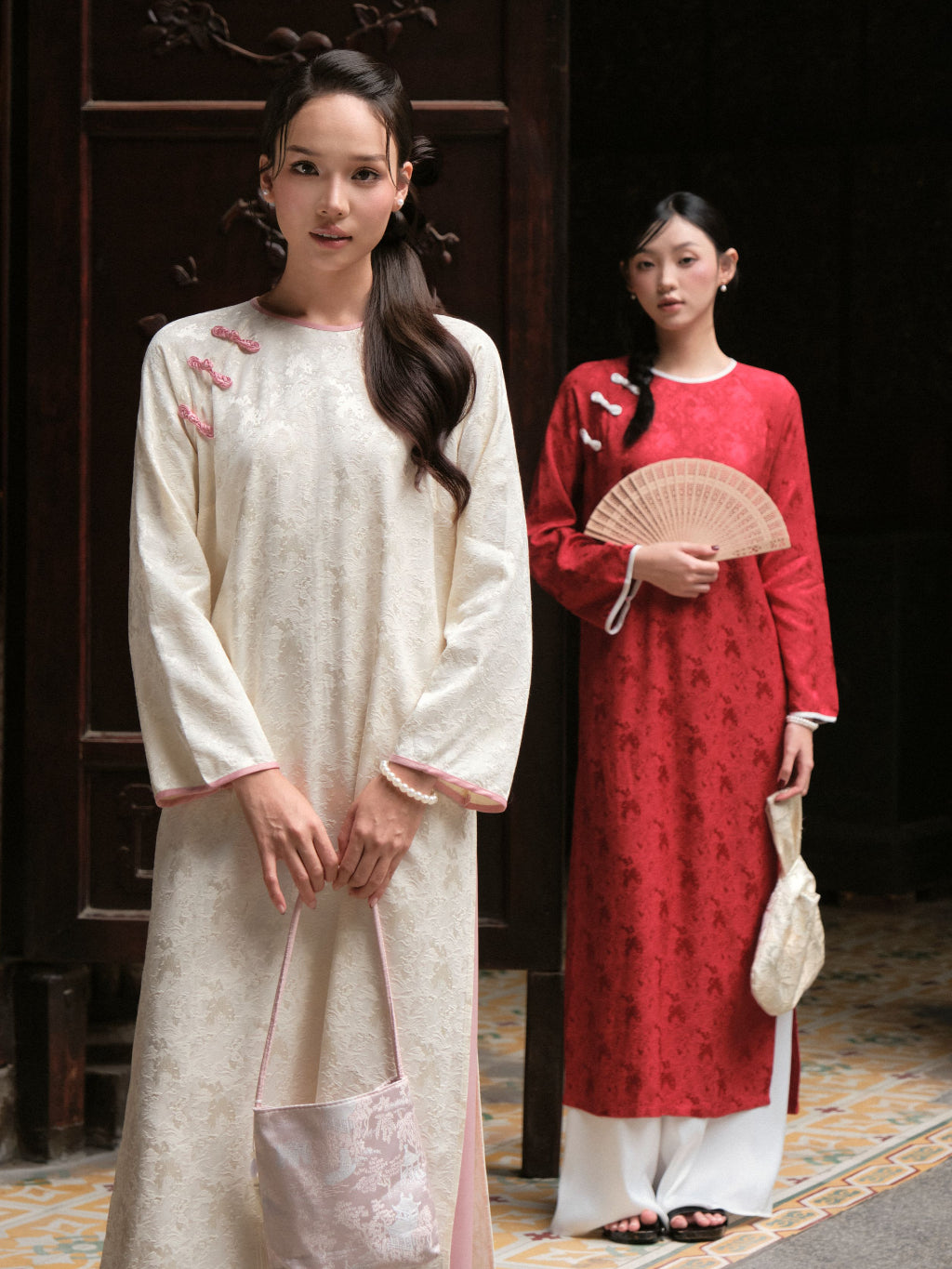 Mieufashionista Modern Straight Ao Dai Thuy Tien