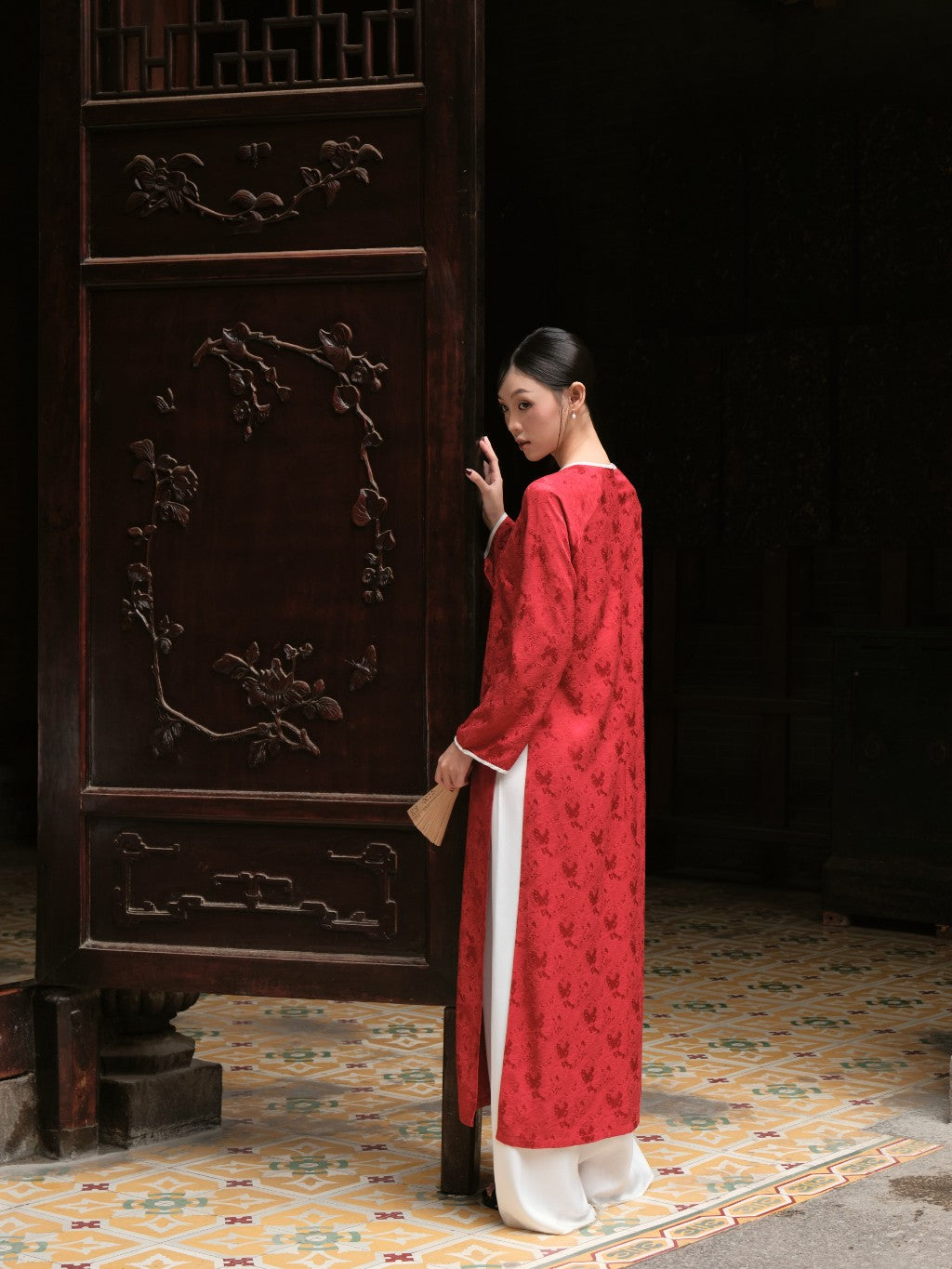Mieufashionista Modern Straight Ao Dai Thuy Tien