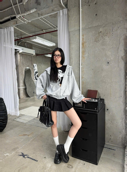 Kill System Glitter Zip Hoodie Super Star