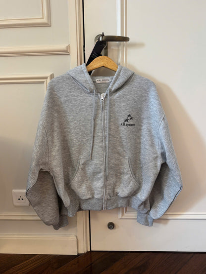 Kill System Glitter Zip Hoodie Super Star