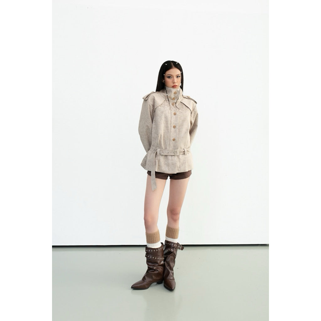Cera Straight Trench Coat