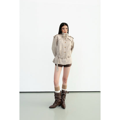 Cera Straight Trench Coat