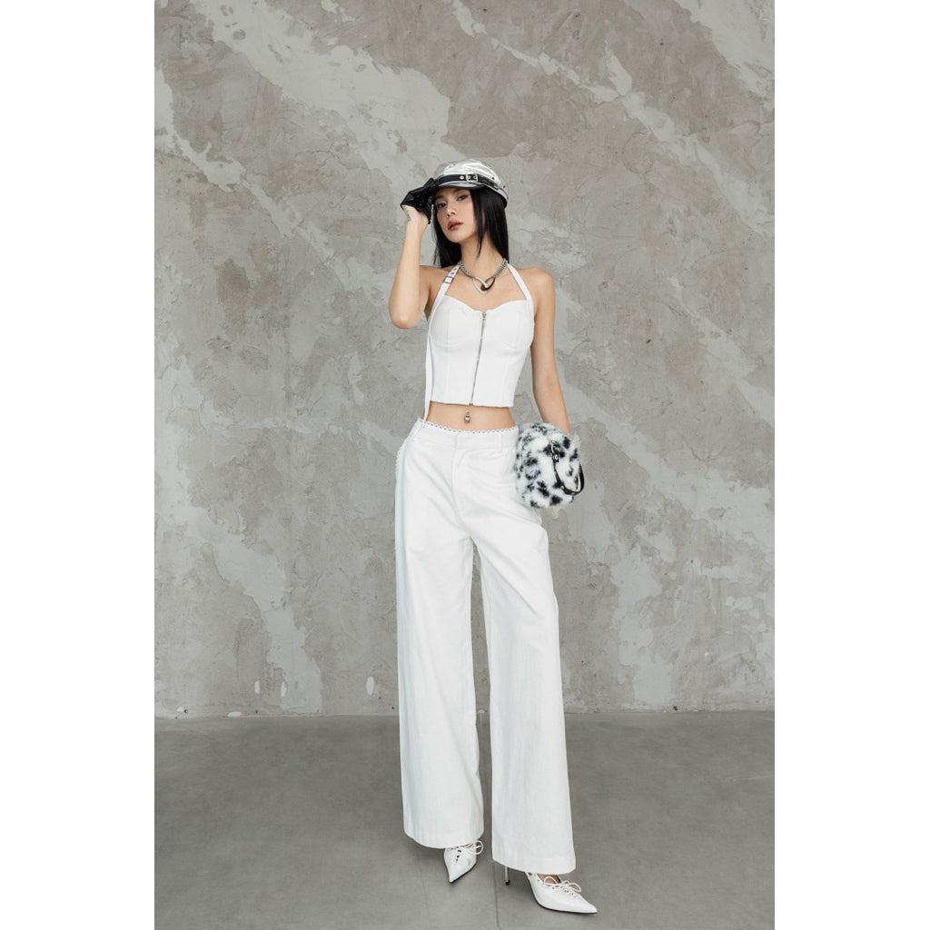 Cera White Corset Top