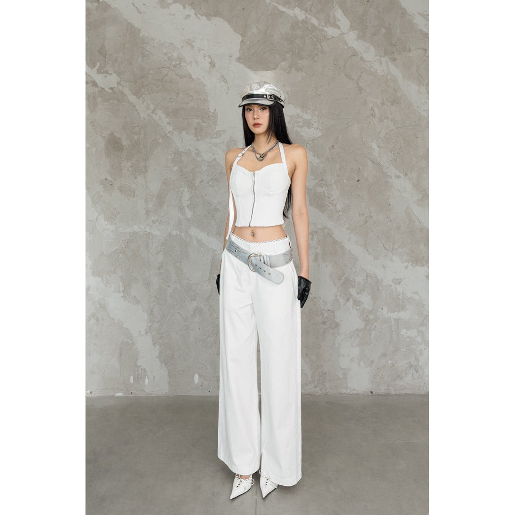 Cera White Corset Top