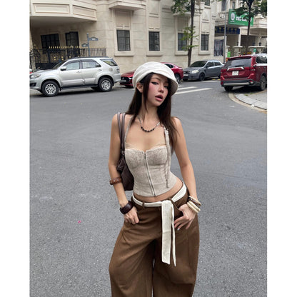 Cera White Corset Top