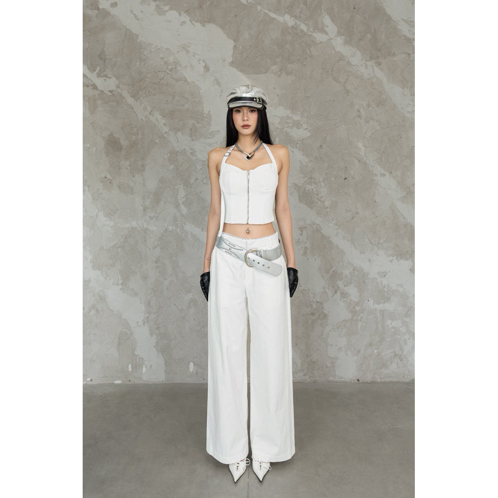 Cera White Corset Top