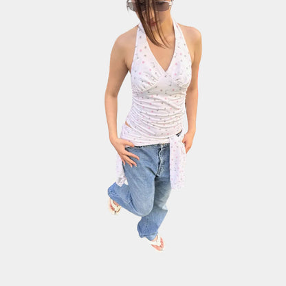 Tus.Atelier Bunny Tie Strap Top
