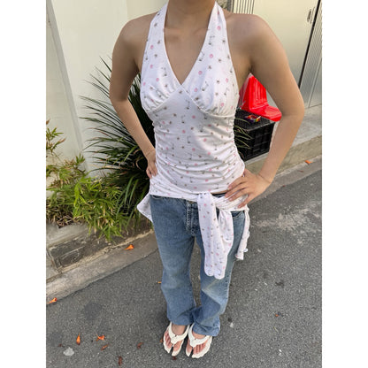 Tus.Atelier Bunny Tie Strap Top