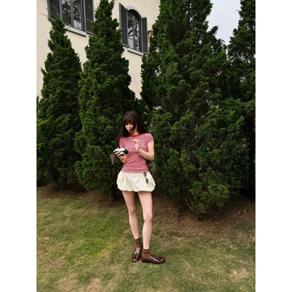 Colin Thin Striped Knit T-Shirt