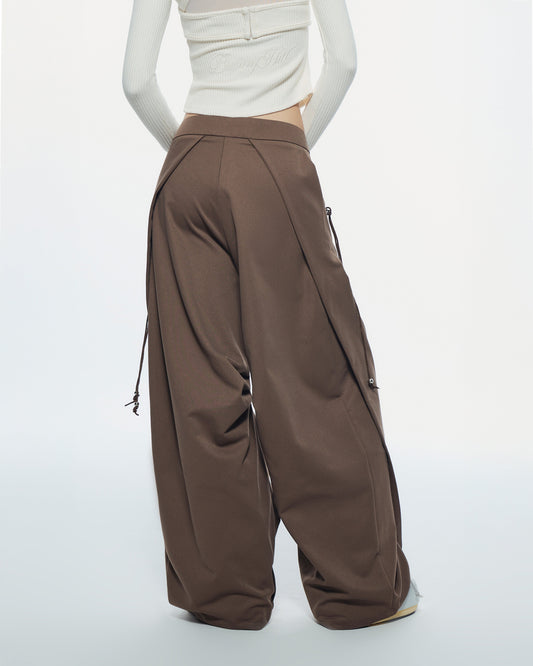 Bunny Hill Archer Pants (Brown) (Pre-order) - Em Clothing