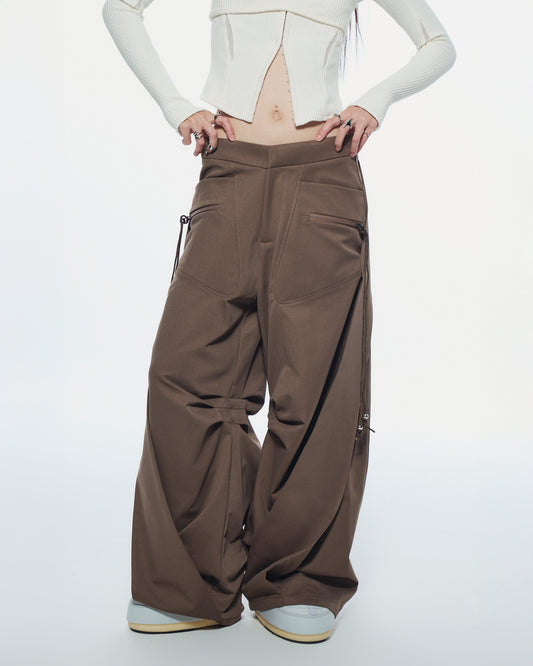 Bunny Hill Archer Pants (Brown) (Pre-order) - Em Clothing