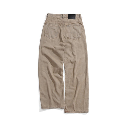 Whose Ash Brown Wide Straight Jeans