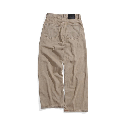 Whose Ash Brown Wide Straight Jeans