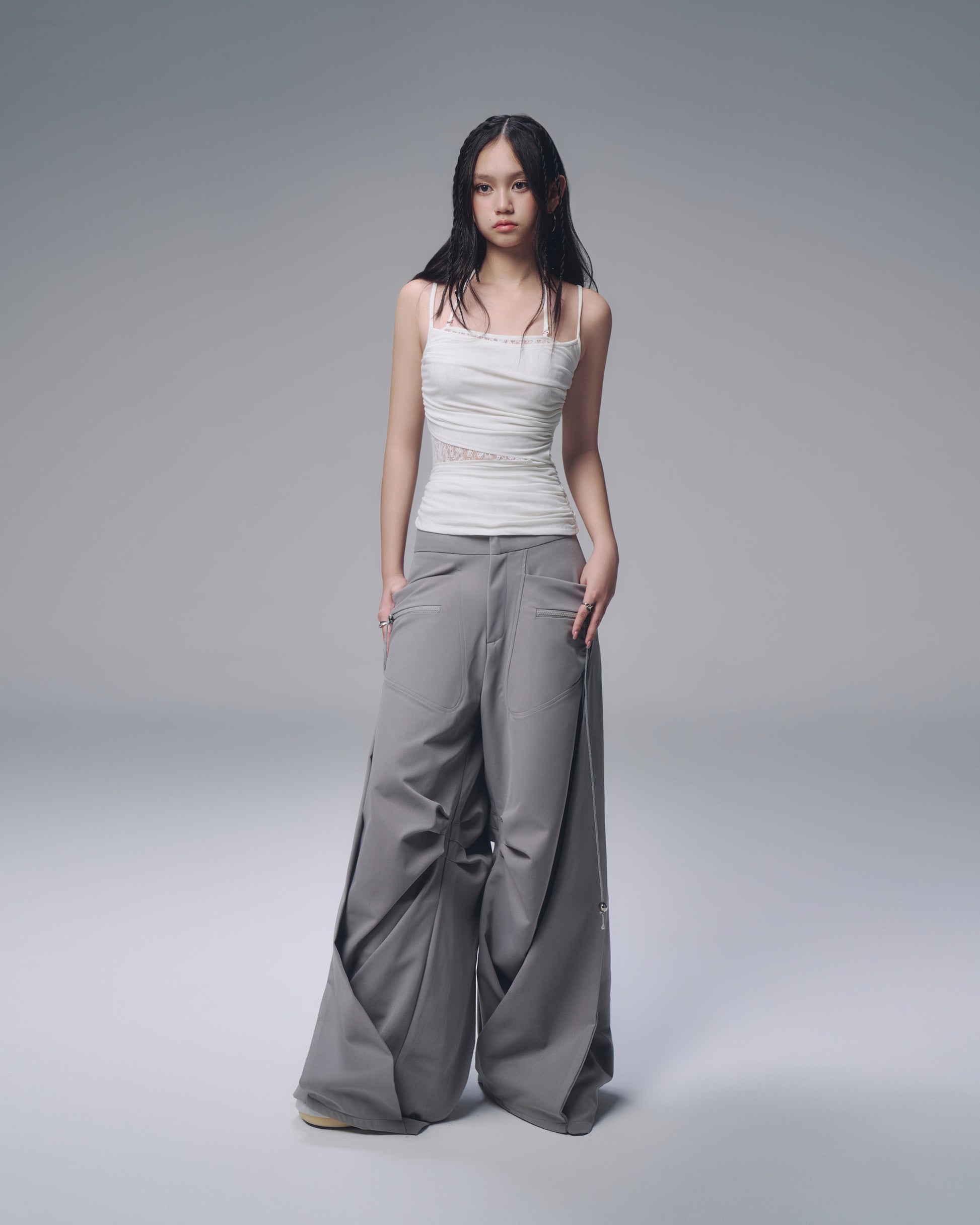 Bunny Hill Aysel Lace Panel Top (Pre-order) - Em Clothing