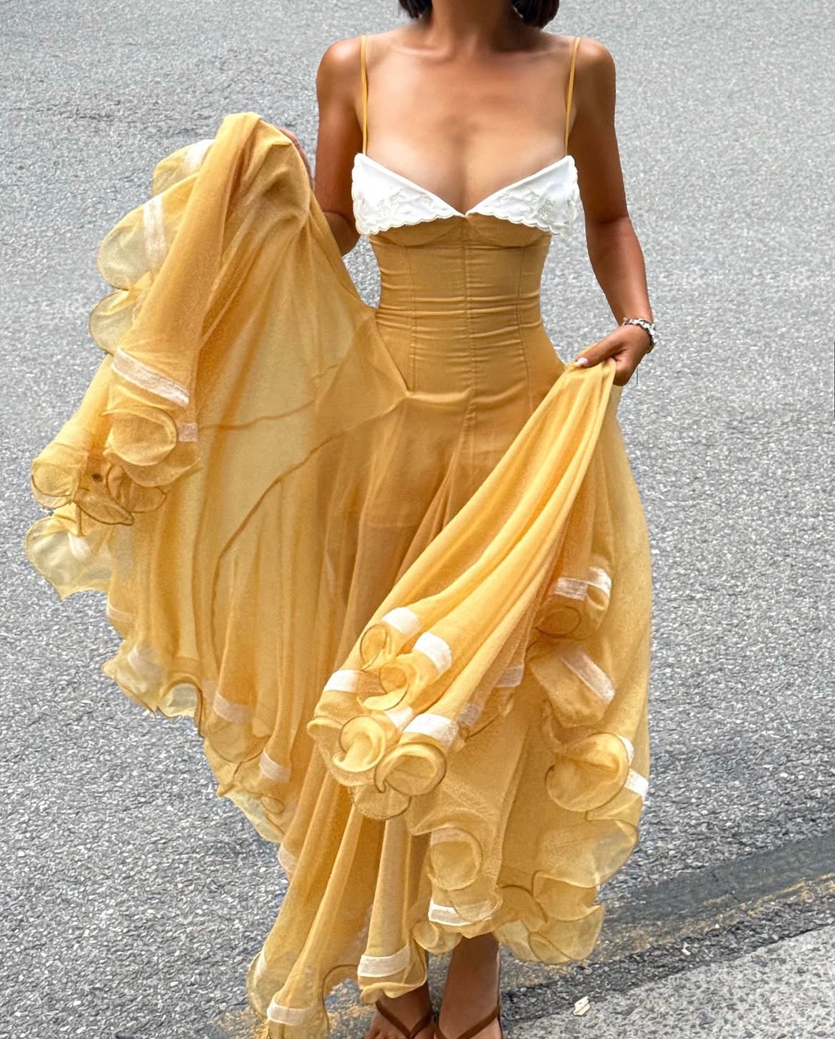 Huelleyrose Liane Dress Yellow