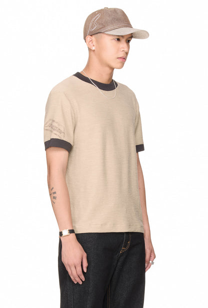 The Beuter Ringer T-Shirt - Grullo