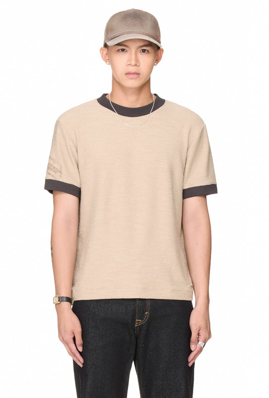 The Beuter Ringer T-Shirt - Grullo