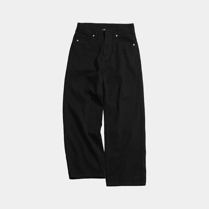 WHOSE Black Wide Straight Jeans