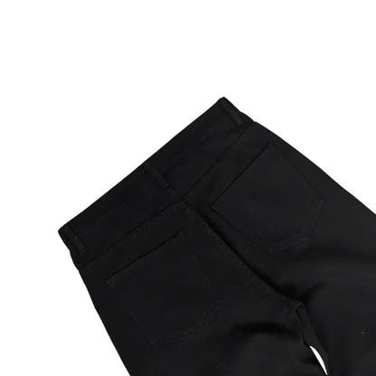 WHOSE Black Wide Straight Jeans