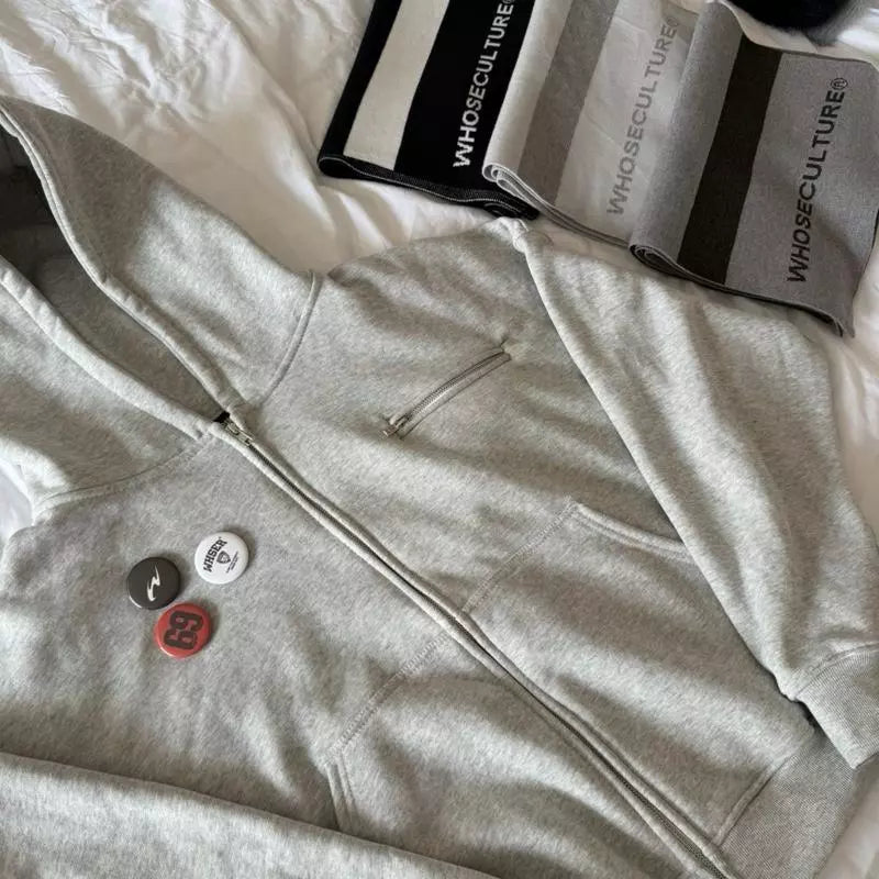 Whose Badge Hoodie Zip