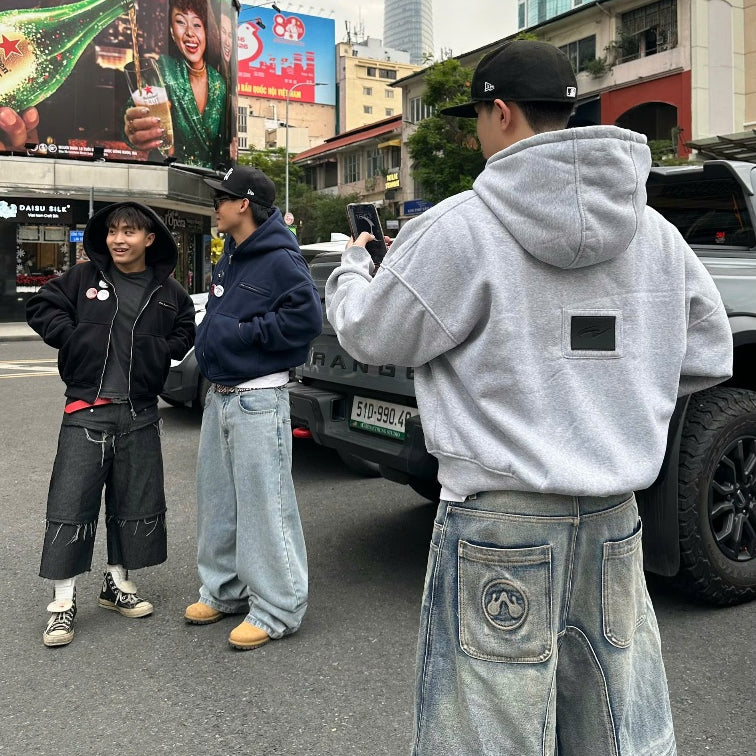 Whose Badge Hoodie Zip