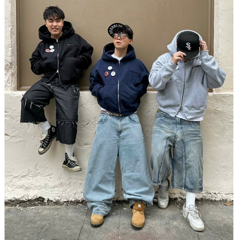 Whose Badge Hoodie Zip