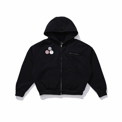 Whose Badge Hoodie Zip