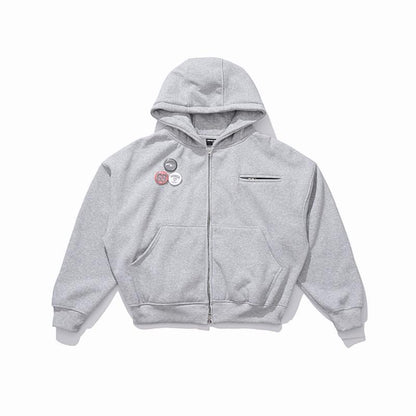 Whose Badge Hoodie Zip