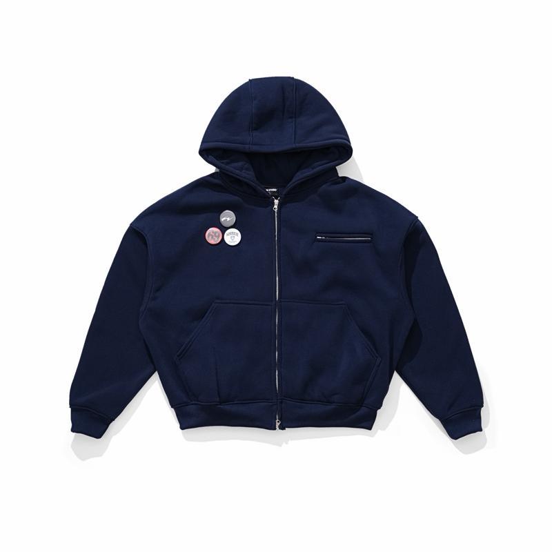 Whose Badge Hoodie Zip