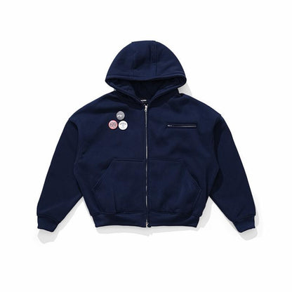 Whose Badge Hoodie Zip