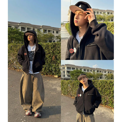Whose Badge Hoodie Zip