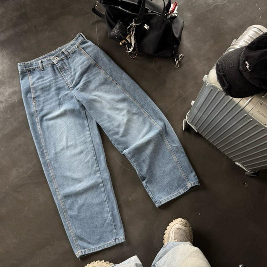 WHOSE Barrel Fit Jeans (Pre-order)